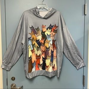 Congress of Cats Pullover Hoodie 2XL